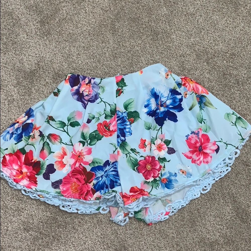 Floral Skort